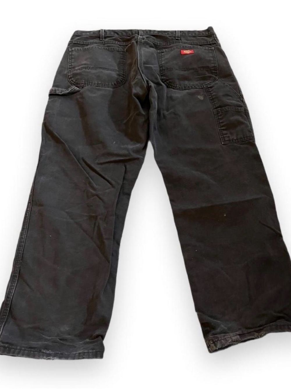 Dickies Men's Work Pants Carpenter Style 36x30 Distress Black